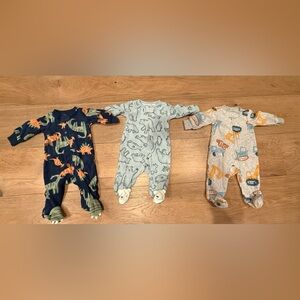 Newborn Boy Fleece Pajama Bundle